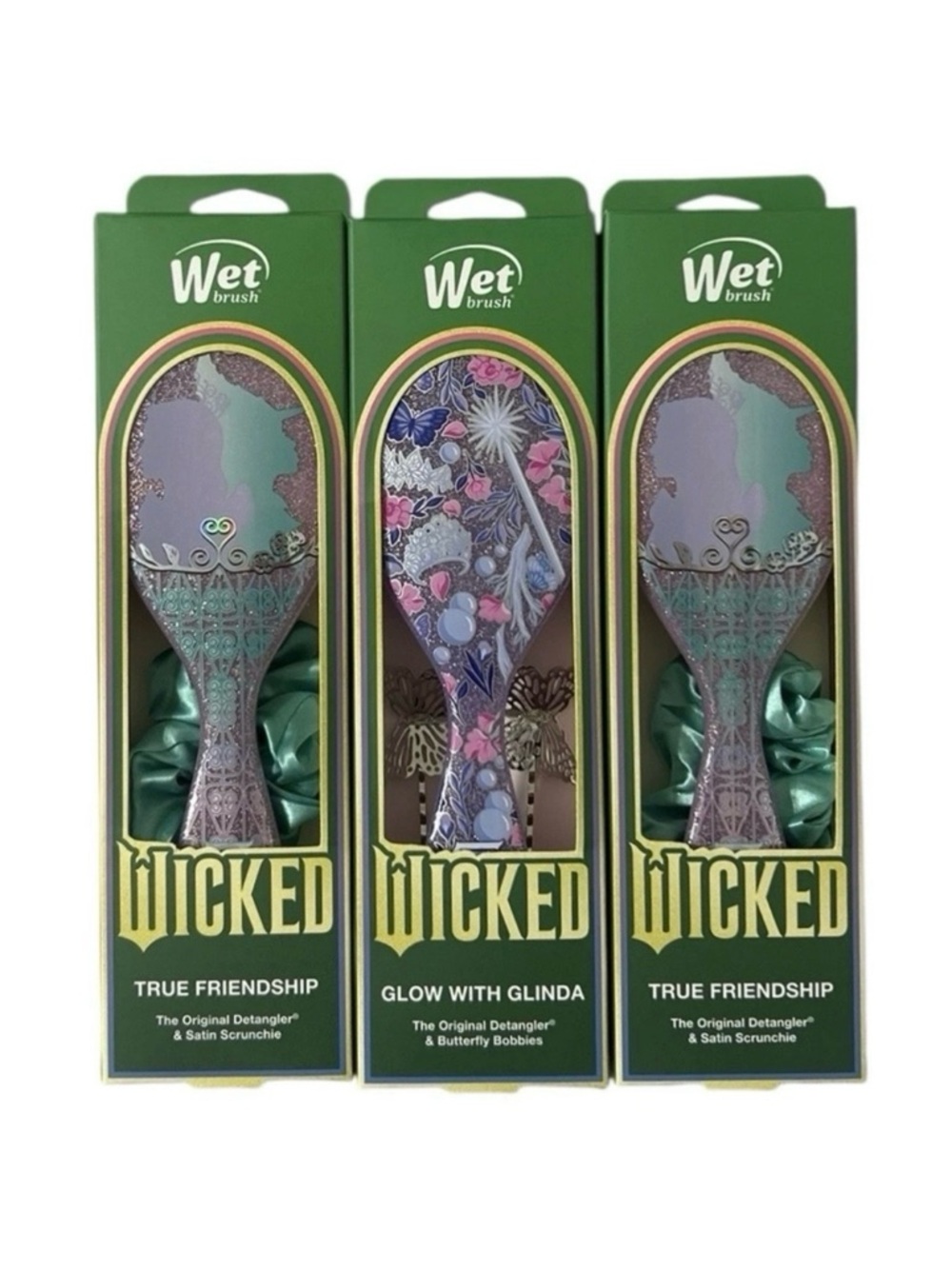 Wet Brush Wicked Collection Detangler Brush Glow With Glinda True Friendship